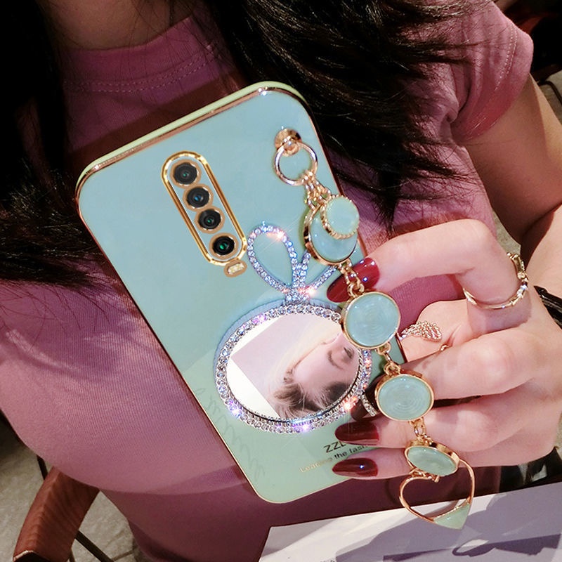 Ốp Điện Thoại Họa Tiết Thỏ Có Gương Trang Điểm Cho Xiaomi Redmi K30 K30i