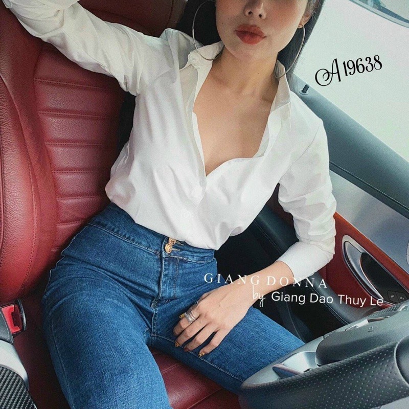 Áo sơ mi trắng basic
