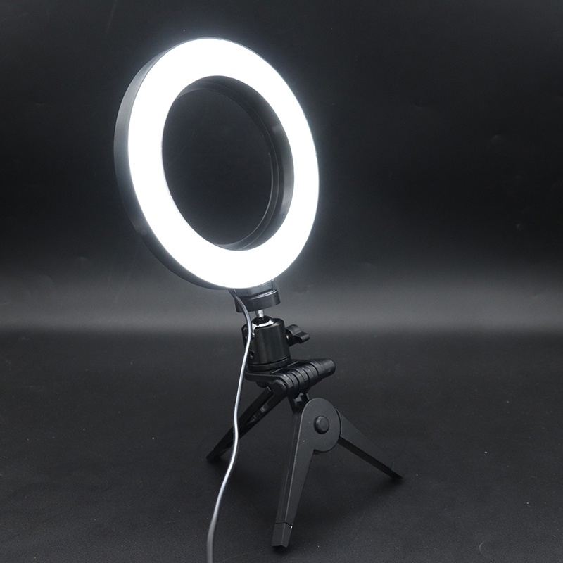 Fcvn 6 " LED Ring Light Lamp Selfie Camera Live Dimmable Phone Studio Photo Video Super