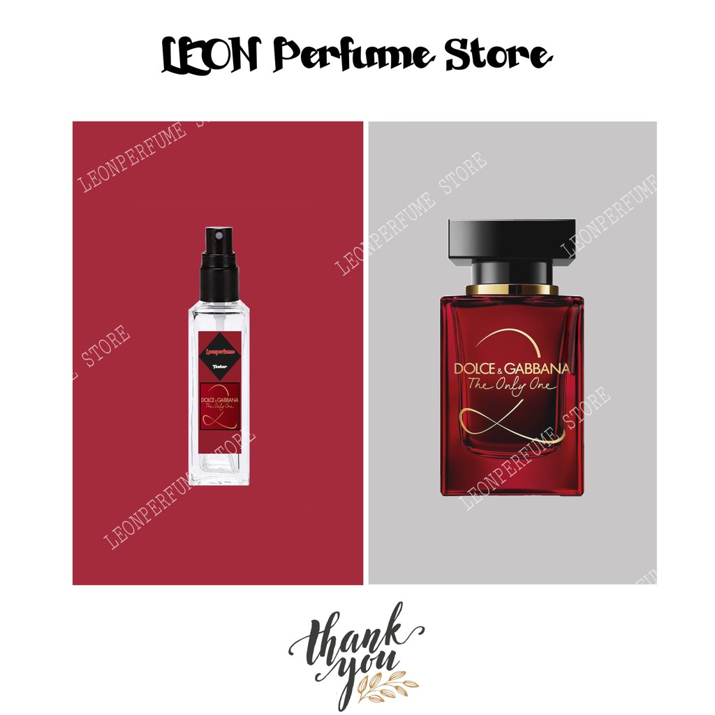 💎LEON💎 Mẫu thử nước hoa dolce & gabbana the only one 2 10ml dạng xịt