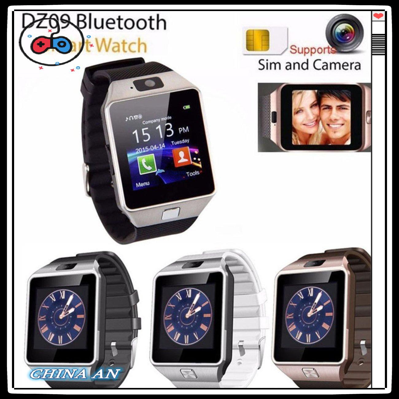 ⚡Hot sản phẩm/DZ09 Intelligent Wristwatch Phone Camera SIM TF GSM Multi Language