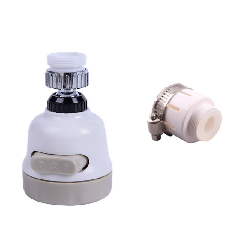 Đầu Vòi Nối Rửa Bát tăng Áp Xoay 360 Độ, 2 Chế Độ Chảy Thông Minh