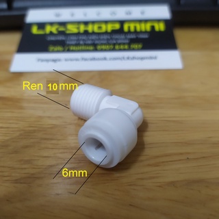 Nối ren 10 ra ống 6 - co nối