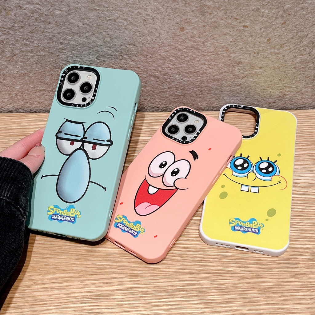 Ốp Điện Thoại Mềm Hình SpongeBob Cho iPhone13Pro iP12Pro XS iPhone11 12Promax 11 12 13