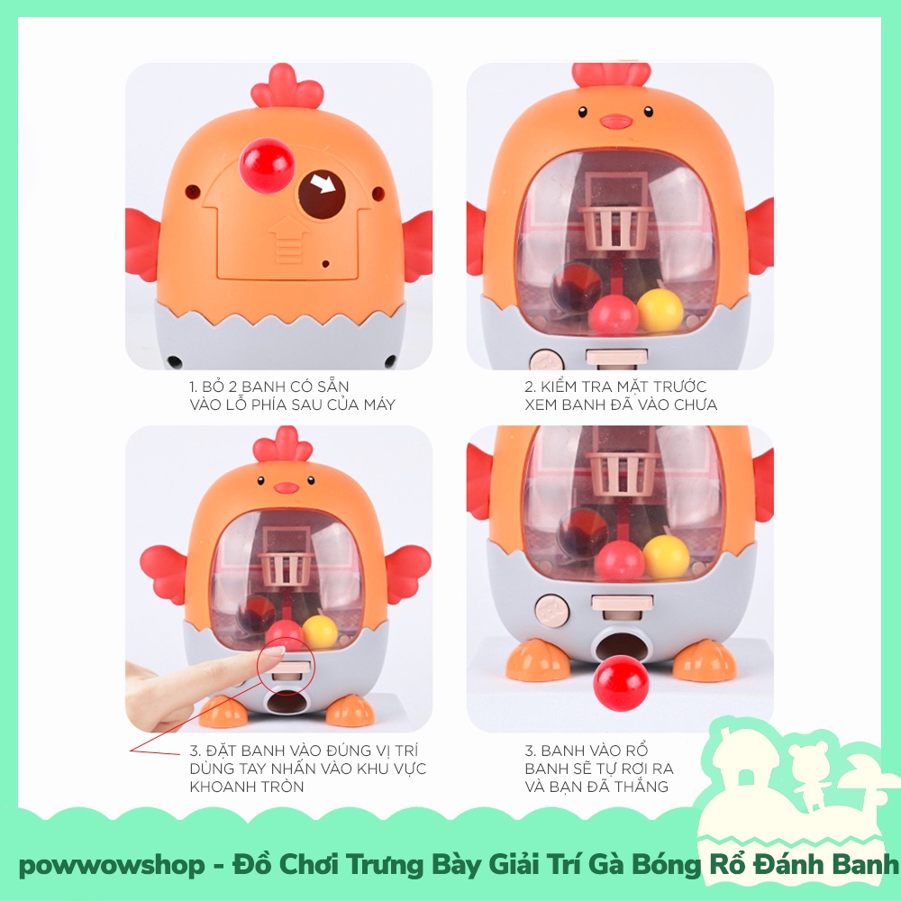 [Sẵn VN - Hỏa Tốc] Đồ Chơi Giải Trí Trưng Bày Máy Bóng Rổ, Đá Banh Vui Nhộn Cầm Tay Mini Nhỏ Gọn