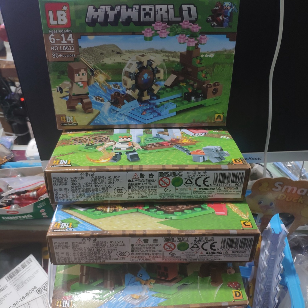 Đồ chơi DreamyKids thanh lý  Bộ ghép hình lego MY WORLD