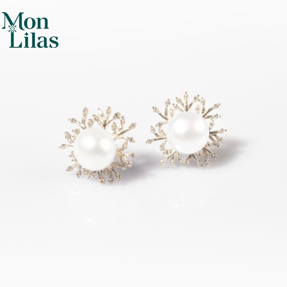 Khuyên Tai Bạc Mon Lilas Quý Phái Earring K0420003