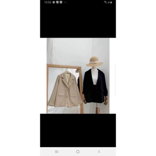 Áo vest blazer chuẩn style hàn quốc,form rộng dễ phối.