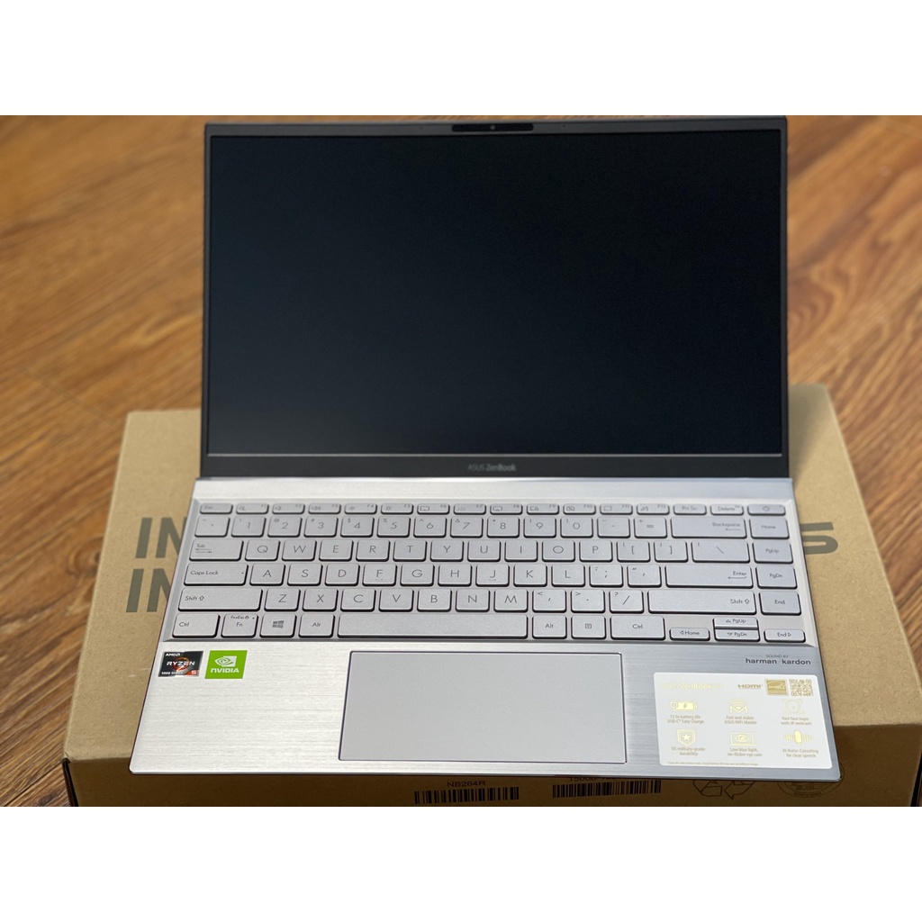 Asus Zenbook Q408 R5 5500U 8G SSD 256G Mx450 14FHD 1.15kg Win10 New Fullbox