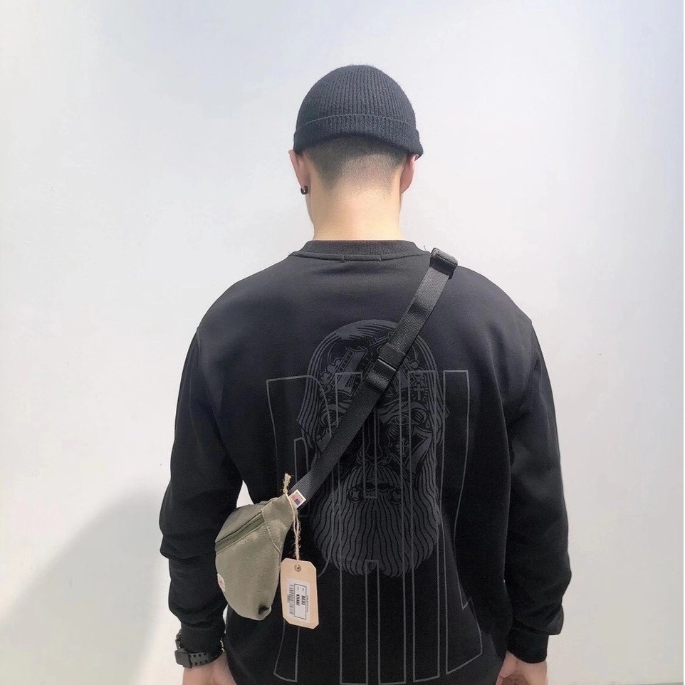 Áo sweater nỉ cotton dày dặn dài tay nam cao cấp ANSW103