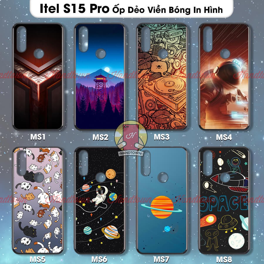 Ốp Lưng TPU Silicon Itel S15 Pro Nhựa Dẻo Đen Viền Bóng Lưng Nhám In Hình Nhiều Mẫu Phần A SIÊU BỀN