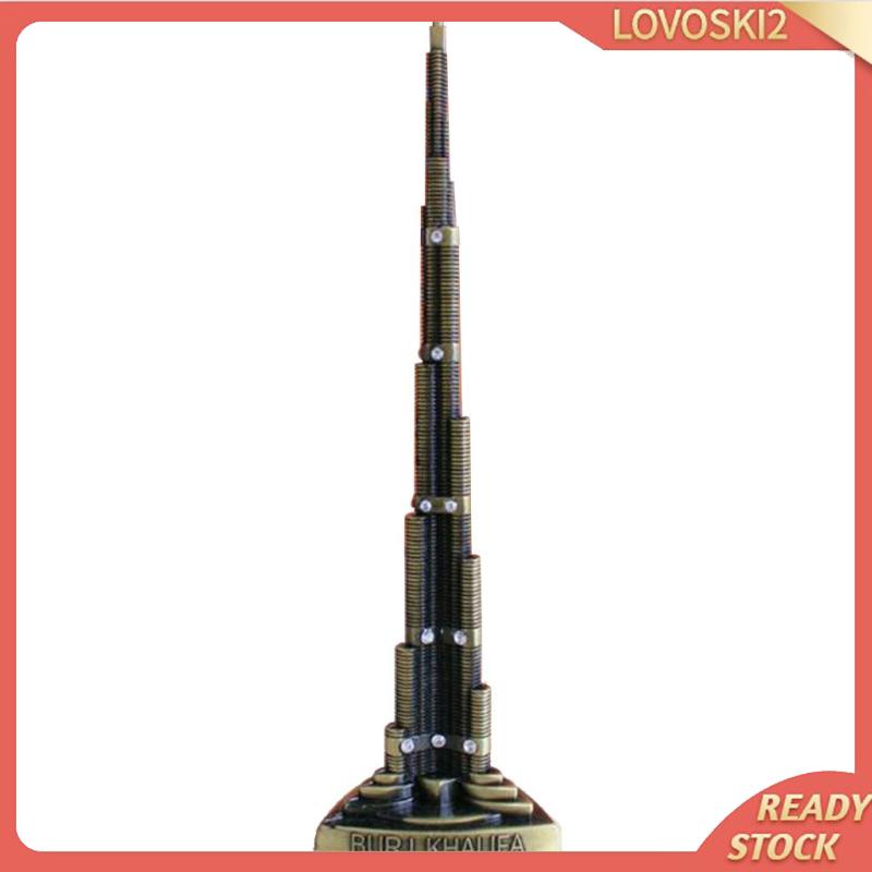 Mô Hình Tháp Burj Khalifa 2 22cm Bằng Kim Loại Trang Trí Nhà Cửa / Văn Phòng