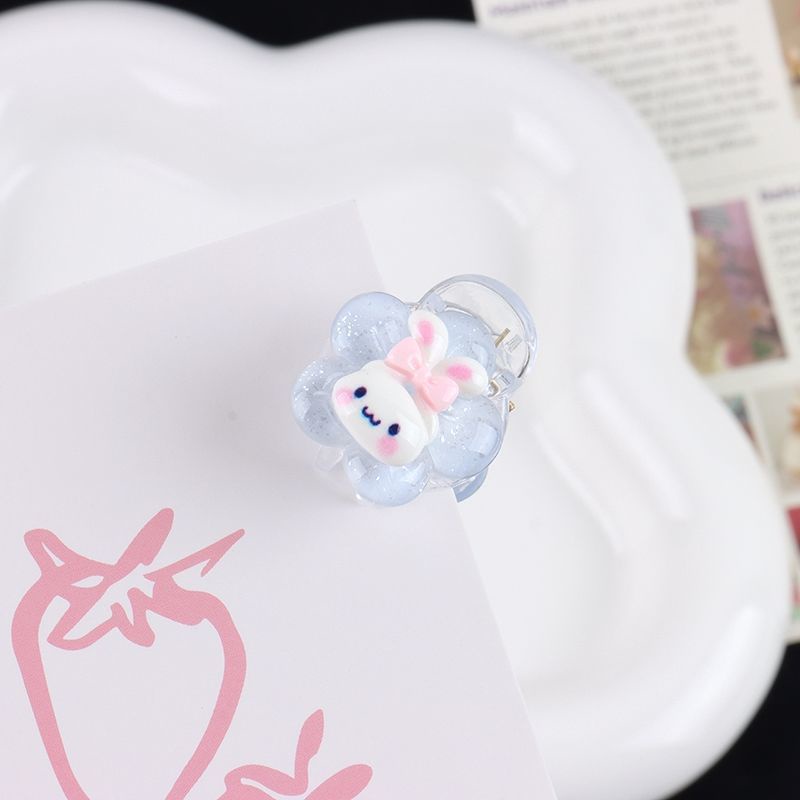 ✨✨Kẹp Tóc Trong Suốt Hình Hoa Cinnamoroll Kuromi Hoạt Hình Ngọt Ngào Cho Học Sinh