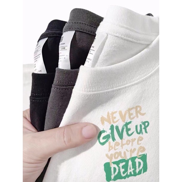 Áo thun cotton dáng rộng dễ phối đồ chất cực mát [Hàng sẵn ship luôn]