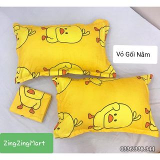 2 Vỏ gối nằm,(40x60) cotton poly
