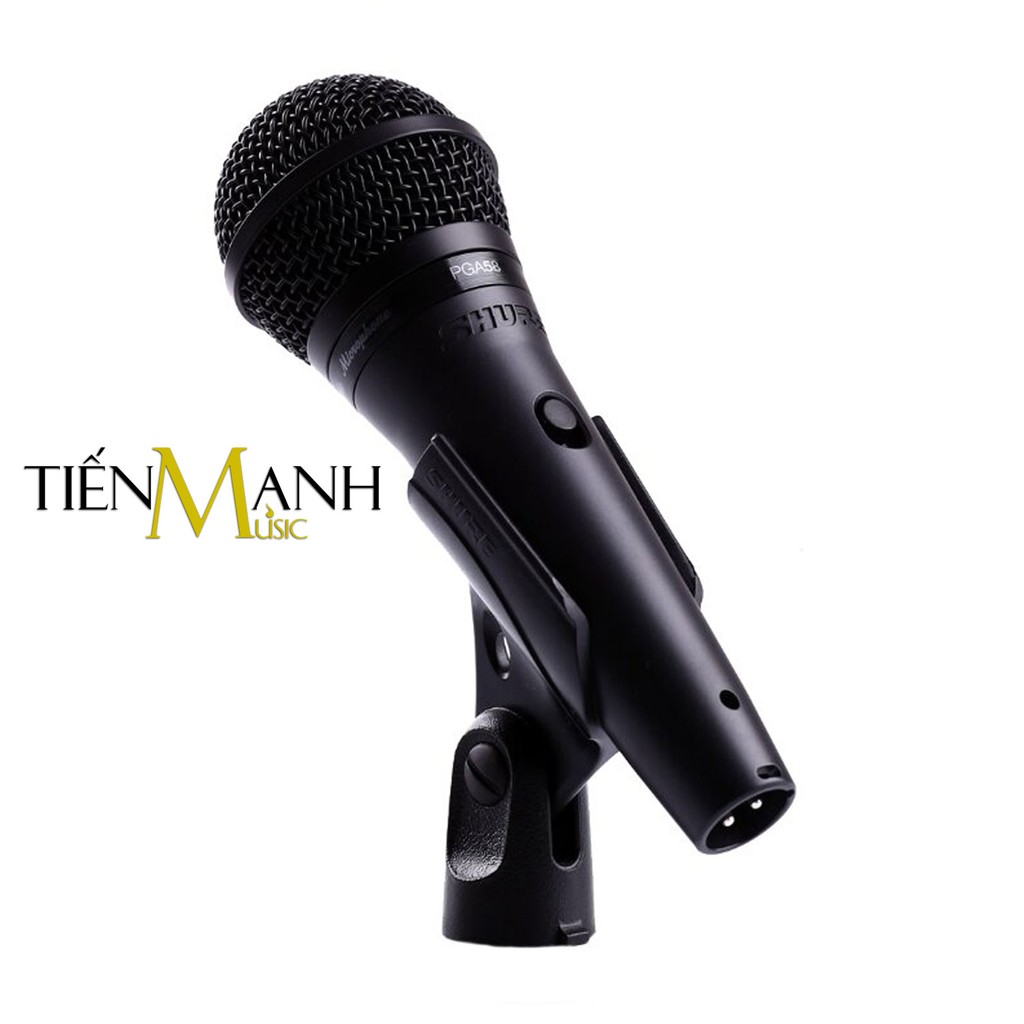 Mic Shure PGA58-QTR Có Dây Cầm Tay Vocal Microphone Karaoke PGA58QTR Micro PGA58 - Chính Hãng USA