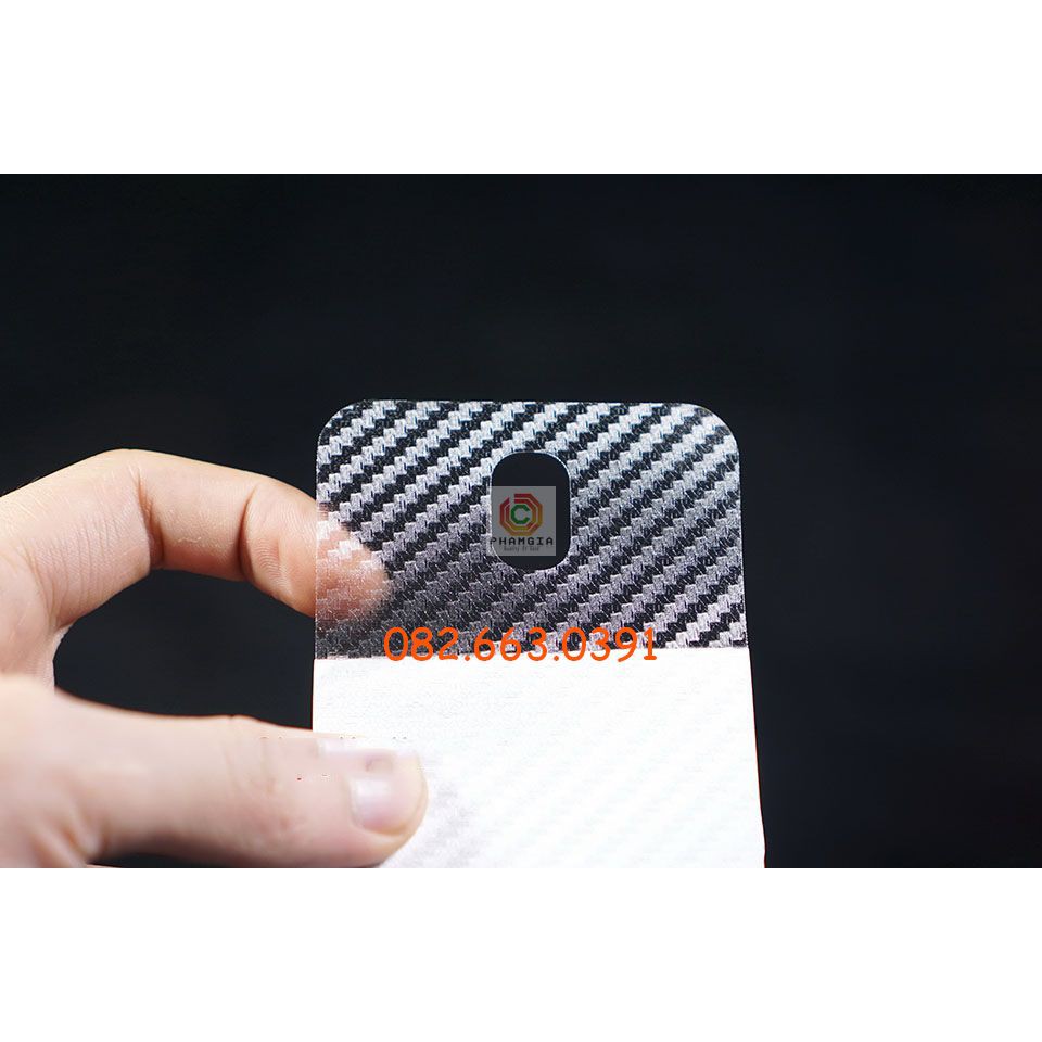 Miếng dán mặt lưng skin carbon Samsung Galaxy J3 (2015)/ J3 (2016)/ J310/ J3 Pro