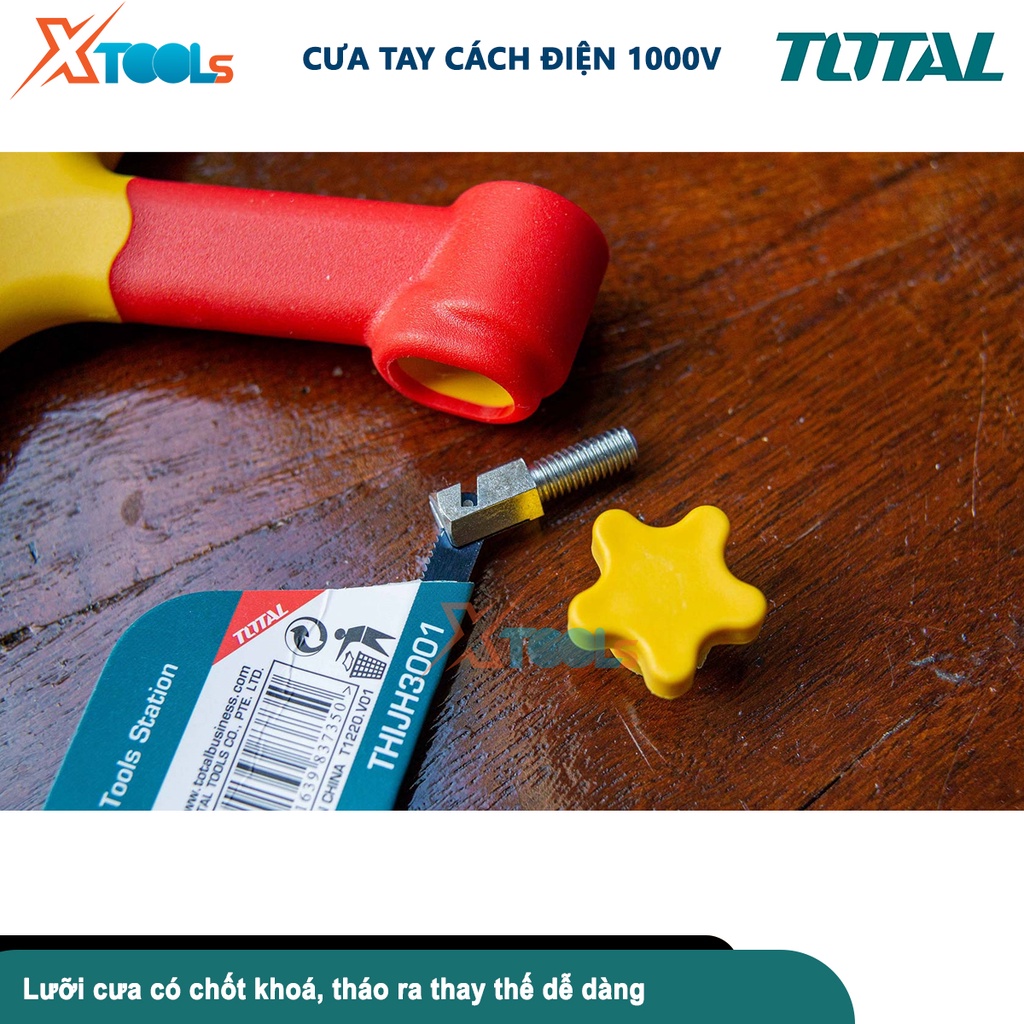 Cưa sắt kim loại cầm tay THIJH3001, cưa kim loại cách điện lên tới 1000V, độ dài 1500mm [CHÍNH HÃNG][XTOOLS]