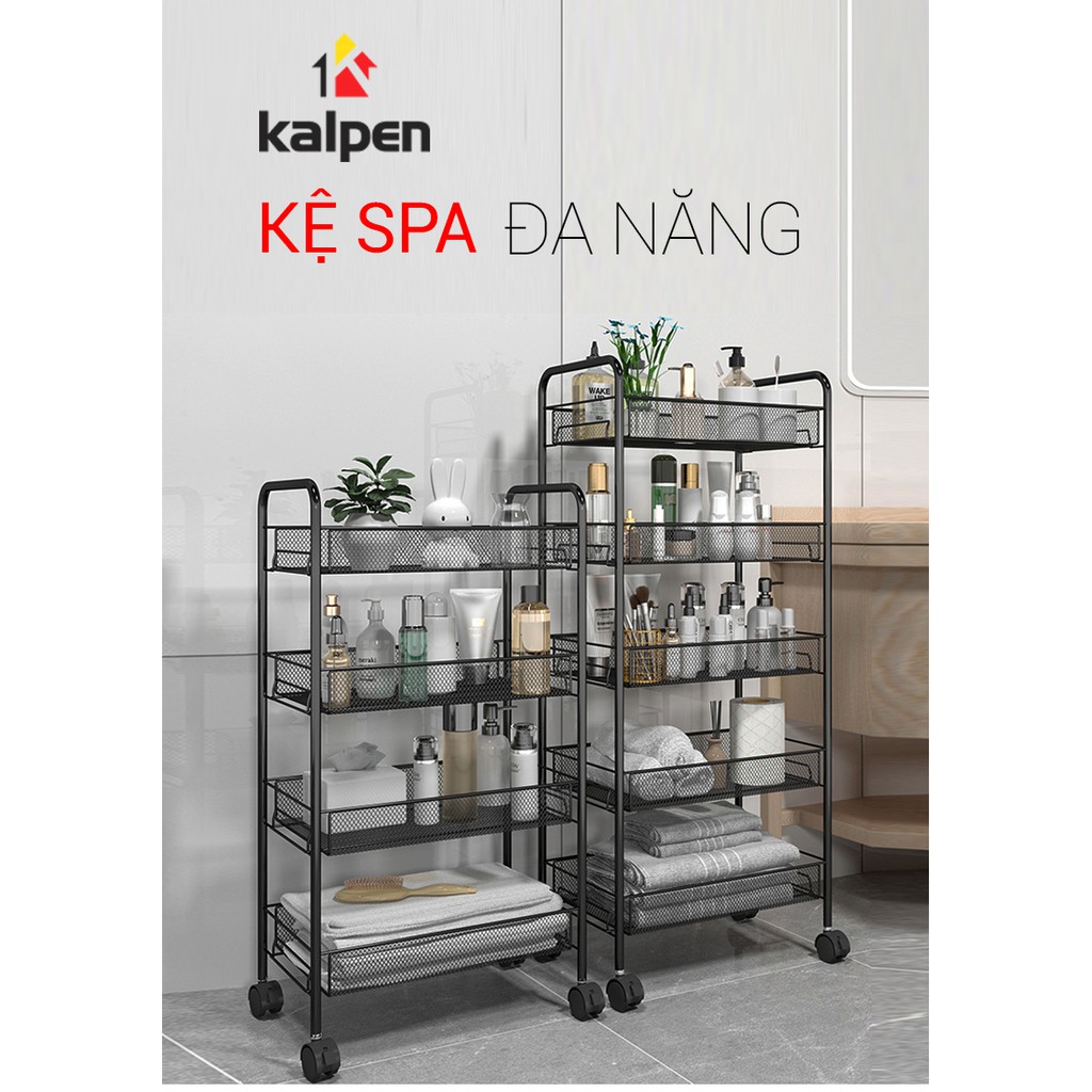 Xe Đẩy Spa 3 Tầng 4 Tầng 5 Tầng Thông Minh Kalpen, KSP