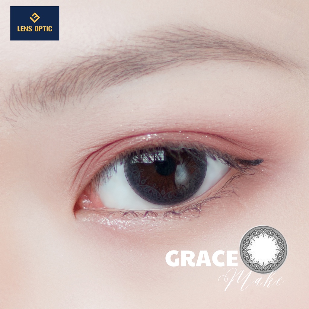 Kính áp tròng 1 ngày màu Grace Make SEED Eye Coffret 1 Day cho mắt cận - Lens Optic