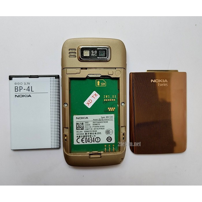 Điện thoại Nokia E72 FULL màu, main zin chính hãng, bảo hành 1 năm