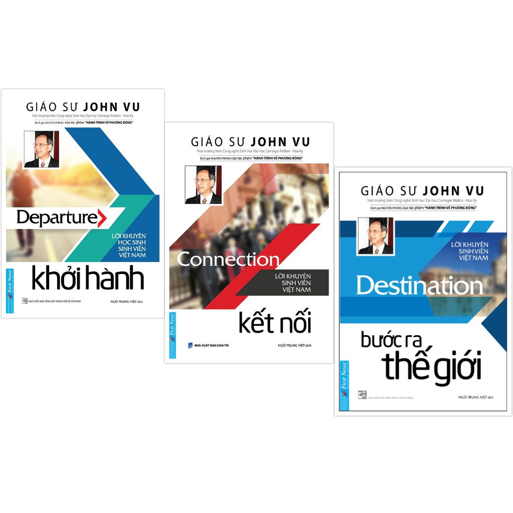 Sách - Combo Khởi Hành (49453) - Kết Nối (54358) - Bước Ra Thế Giới (49644) - FirstNews Tặng Kèm Bookmark