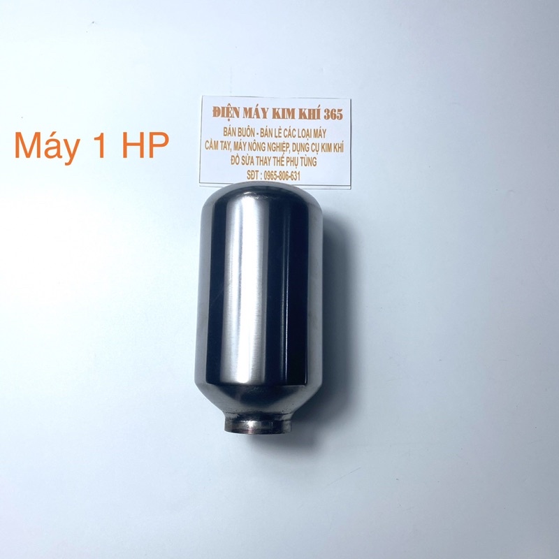 Bầu áp inox - Bầu tăng áp lực inox - Bầu nén áp lực inox dùng cho máy bơm xịt rửa xe áp lực 1HP và 2HP