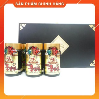 Cao Hồng Sâm Hộp Gỗ Đen Hàn Quốc Chính Hãng, Hộp 4 lọ - Tăng Cường Sức Khỏe, Phòng Ung Thư