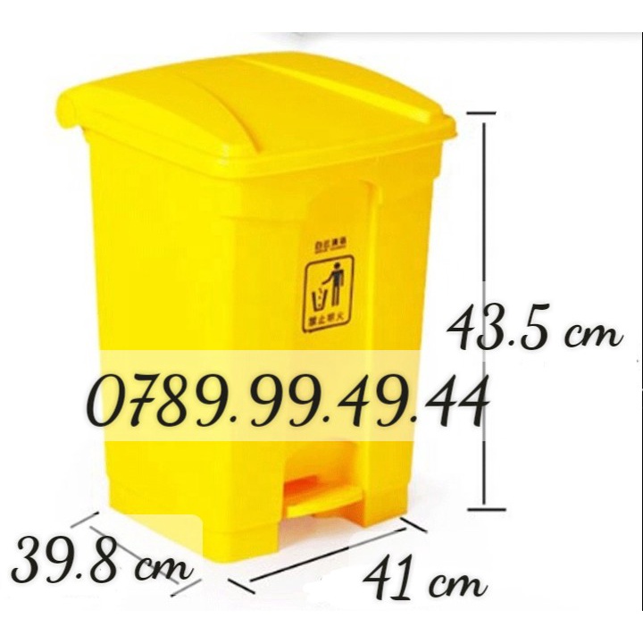 Thùng rác nhựa đạp chân 30L