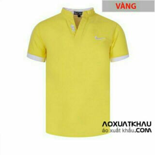Áo cá sấu nam cổ trụ
