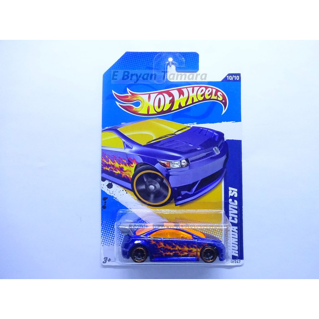 Hot Wheels Mô Hình Đồ Chơi Xe Hơi Honda Civic The Blue Old Fire