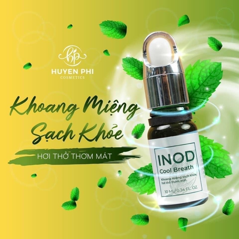 Tinh dầu răng miệng INOD cho khoang miệng sạch sẽ, hơi thở thơm mát