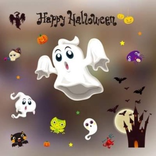 Decal dán gương, kính trang trí Halloween