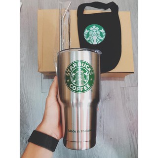 [ LOẠI TỐT NHẤT ] - LY GIỮ NHIỆT THÁI LAN 900ML -TẶNG COMBO TÚI ĐỰNG + ỐNG HÚT + THANH CỌ RỬA