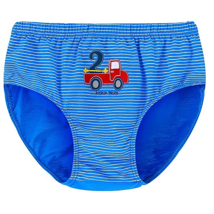 5 quần lót bé trai Hàn Quốc 100% cotton mẫu Xe Tải Let's Go Truck
