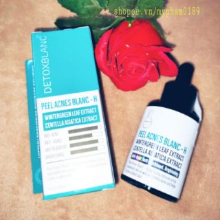 Detox Blanc Số 13 ❤ Mẫu Mới ❤ Pell Acnes Blanc H - M, Detox Blanc Chuyên Mụn