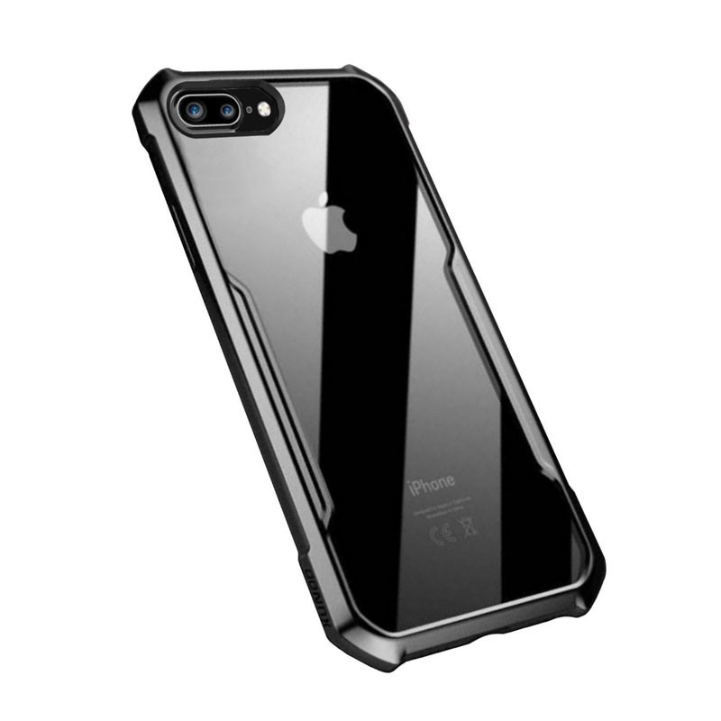 Ốp lưng XUNDD iPhone 6+/ 7+/ 8 Plus, iPhone 7/ 8/ SE 2020 - Chống shock, Mặt lưng trong, Chính Hãng, Beatle Series (Đen)