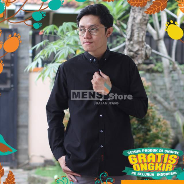 Áo Sơ Mi Nam / Áo Sơ Mi Phân Phối Tay Dài Màu Xanh Dương / Hồng Maronon Ash size Lớn jumbo / Cửa Hàng_ Store