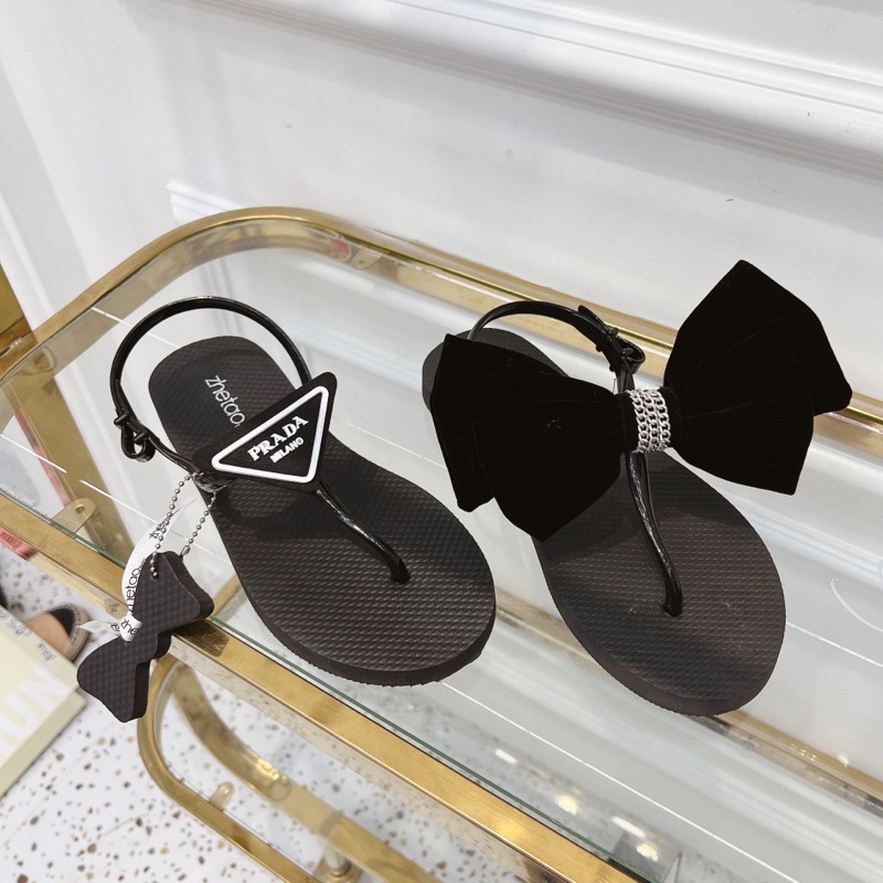 Sandal kẹp ngón Nơ Xiêu Xinh Fullbox