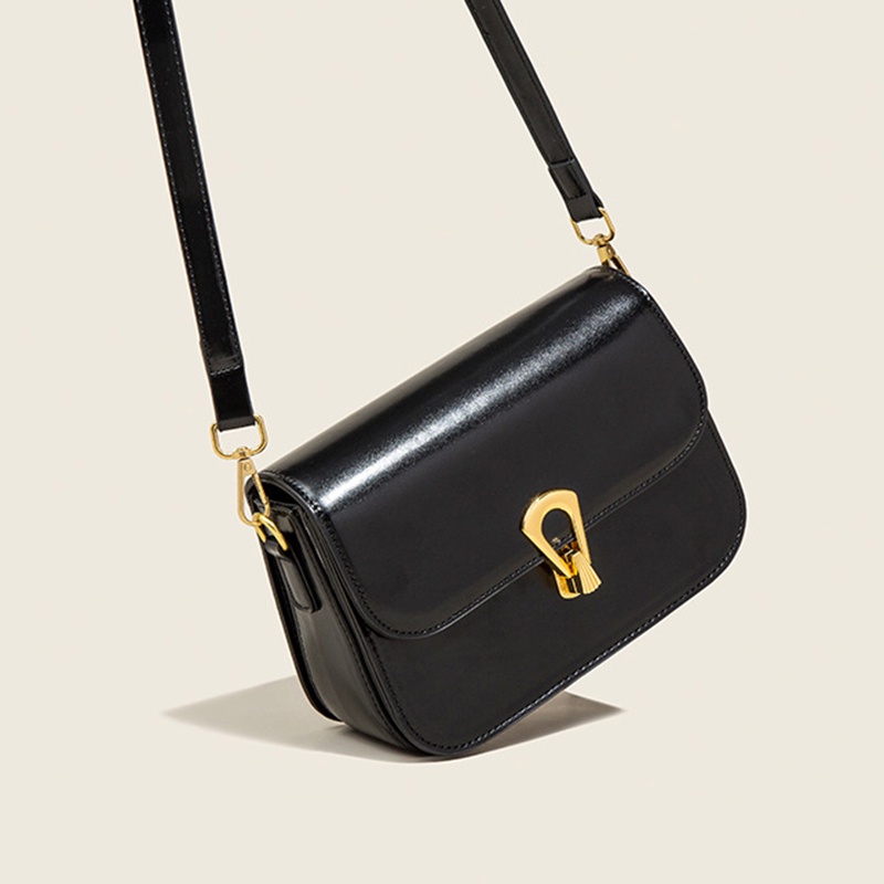 Túi Đeo Vai Hình Vuông Cỡ Nhỏ Có Khóa Gài Họa Tiết Giọt Nước Cổ Điển Thời Trang Cho Nữ