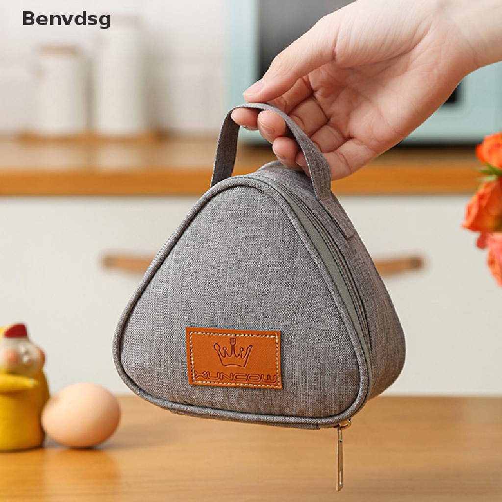 1 Túi Đựng Cơm Cách Nhiệt Mini Hình Tam Giác Bằng Lá Nhôm