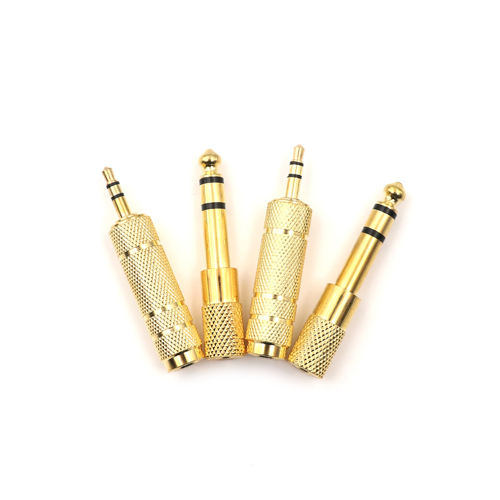 2 Đầu Chuyển Đổi Âm Thanh Từ 6.35mm Sang 3.5mm Cho Tai Nghe