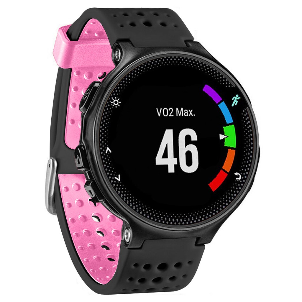 Dây Đeo Silicon Mềm Cho Đồng Hồ Garmin Forerunner 220/230/235/620/630 Thời Trang Chất Lượng Cao