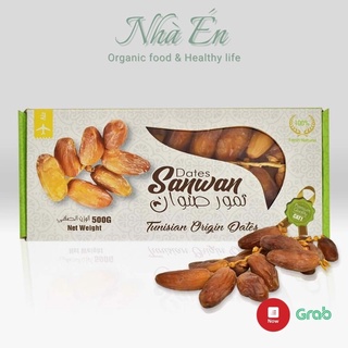 Chà là nguyên cành Deglet Nour Sanwan hộp 500gr - nhập khẩu từ Tunisia