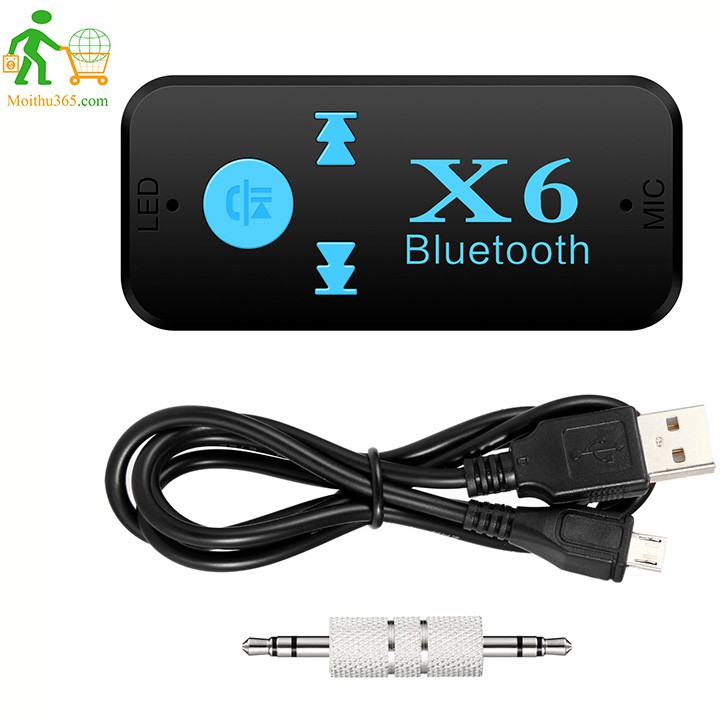 Thiết bị nghe nhạc bluetooth X6 hỗ trợ đàm thoại rảnh tay trên xe hơi