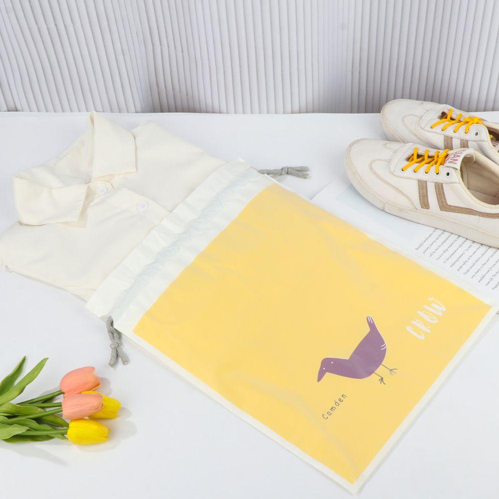 CONOPERY Túi Dây Rút Đựng Đồ Dơ Hai Lớp Họa Tiết Hoạt Hình