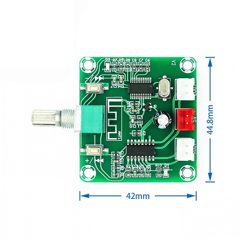 POWER POWER Bo Mạch Khuếch Đại Âm Thanh Bluetooth 5.0 Xh-A158 Pam8403 5wx2