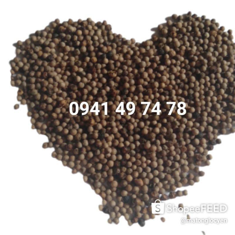 1000g Tiêu Sọ Nguyên Chất White Pepper - Tiêu sọ hoàn toàn từ tiêu chín sạch cà vỏ thủ công