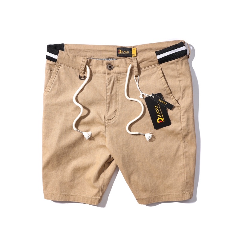 Quần short linen nam , short cao cấp nhiều màu DILANO SKK03