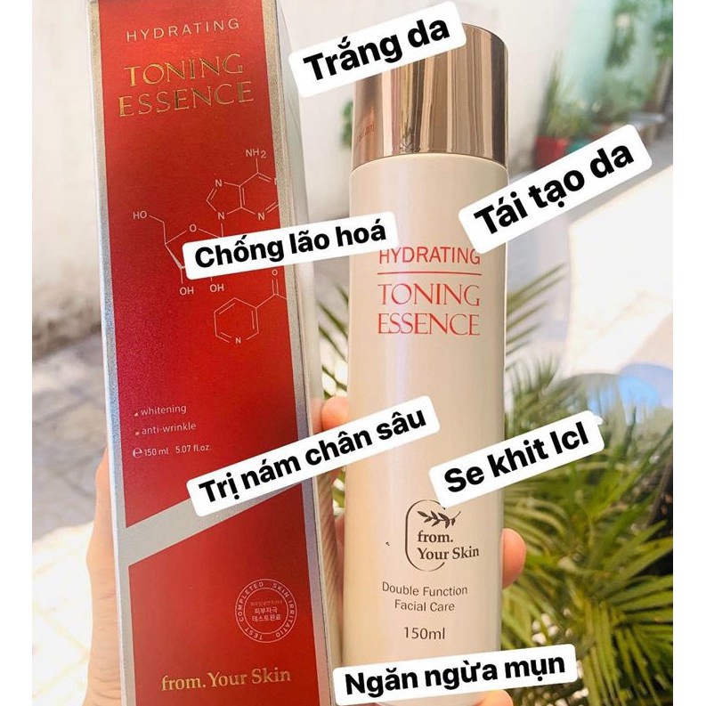 Nước Thần Huyết Tơ Tằm Hydrating Toning Essence 3 in 1 From Your Skin